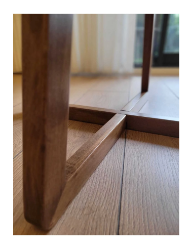 Modern Masa + Orta Sehpa 2’li Set | Gürgen Ayaklı, Traverten MDF Tabla